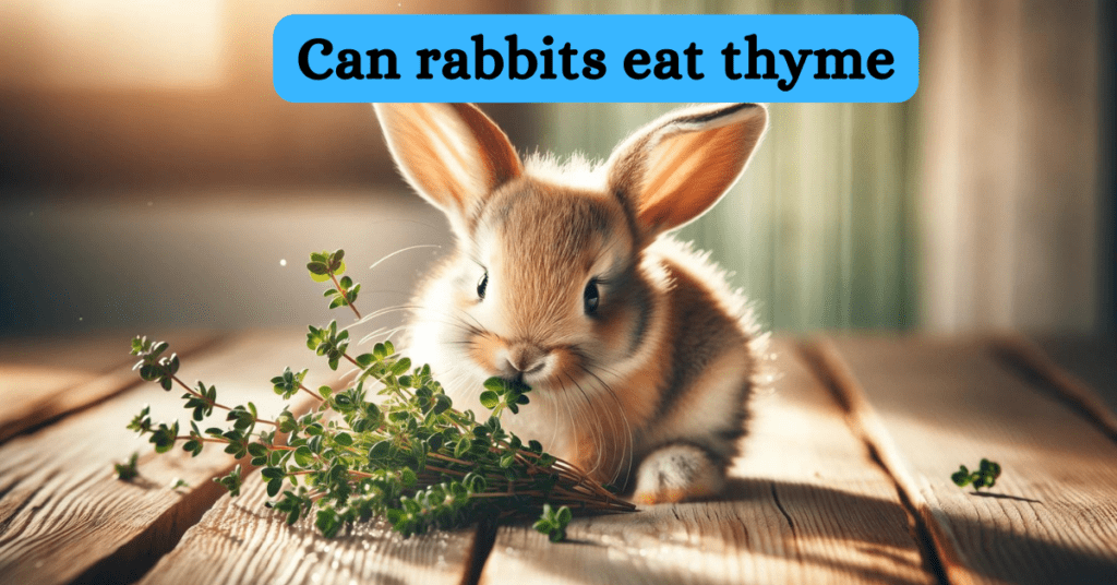 Can Rabbits Eat Thyme?